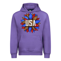 Tulip american sunflower Urban Hoodie - HRA Design Shop