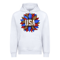 White american sunflower Urban Hoodie - HRA Design Shop