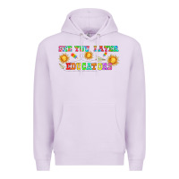 Lilac see you later educators  libbey glass Premium Hoodie - HRA Design Shop