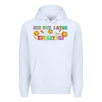 White see you later educators  libbey glass Premium Hoodie - HRA Design Shop
