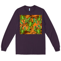Plum lobster tumbler Long Sleeve Tee - BarkalooDesign