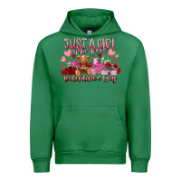 Emerald just  girl who loves valentines day Urban Hoodie - RacoonDesign