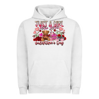 Pigment Lunar Rock just  girl who loves valentines day Urban Hoodie - RacoonDesign