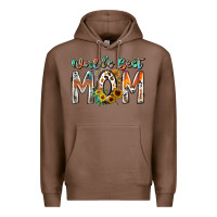 Chestnut world is best mom Premium Hoodie - RacoonDesign