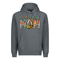 Rock world is best mom Premium Hoodie - RacoonDesign