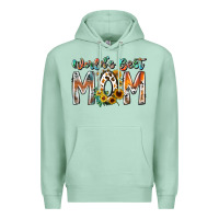 Seafoam world is best mom Premium Hoodie - RacoonDesign