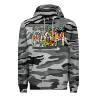 Slate Camo world is best mom Premium Hoodie - RacoonDesign