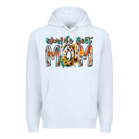White world is best mom Premium Hoodie - RacoonDesign