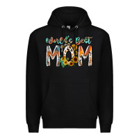Black world is best mom Premium Hoodie - RacoonDesign