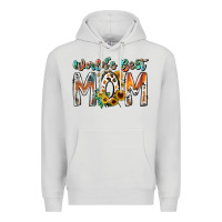 Dove Grey world is best mom Premium Hoodie - RacoonDesign