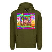 Army Green love is all that matters Premium Hoodie - HRA Design Shop