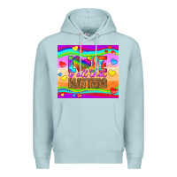Blue Mist love is all that matters Premium Hoodie - HRA Design Shop