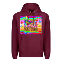 Burgundy love is all that matters Premium Hoodie - HRA Design Shop