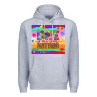 Heather Grey love is all that matters Premium Hoodie - HRA Design Shop