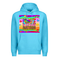 Ocean Blue love is all that matters Premium Hoodie - HRA Design Shop