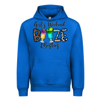 Cobalt girl's weekend booze & besties Urban Hoodie - CowhideDigitalArt