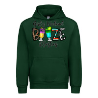 Forest Green girl's weekend booze & besties Urban Hoodie - CowhideDigitalArt