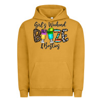 Pigment Peanut Butter girl's weekend booze & besties Urban Hoodie - CowhideDigitalArt