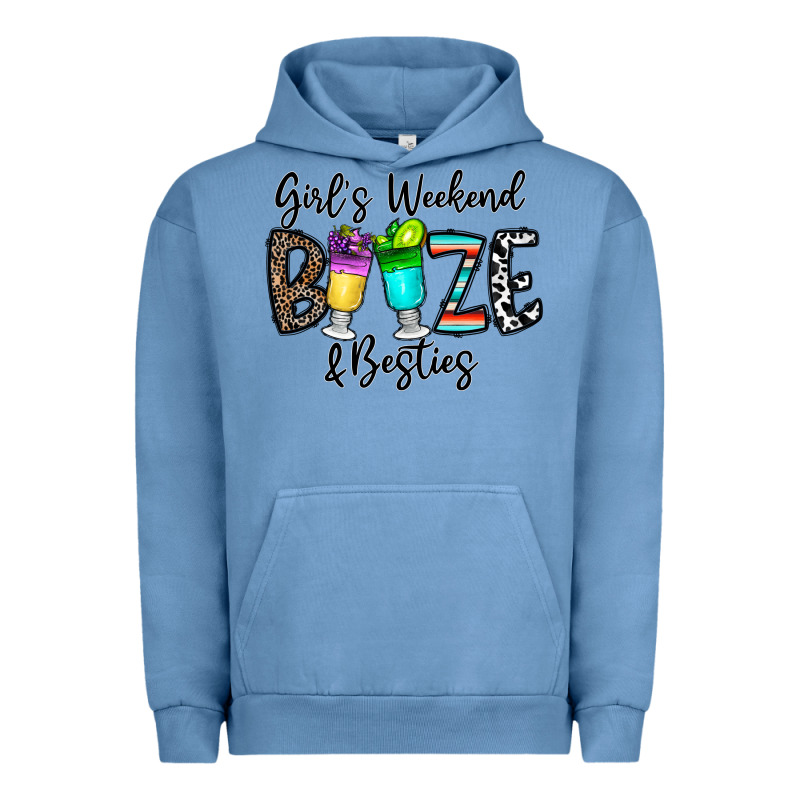 Girl's Weekend Booze & Besties Urban Hoodie by CowhideDigitalArt | Teevron