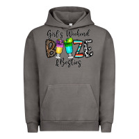 Pigment Tornado girl's weekend booze & besties Urban Hoodie - CowhideDigitalArt