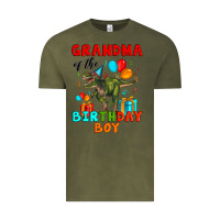 Vintage Olive grandma of the birthday boy t rex Vintage Tee - Artiststas