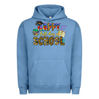 Pigment Pebble Blue happy last day of school Urban Hoodie - CowhideDigitalArt