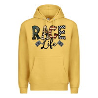 Antique Gold race life Premium Hoodie - CowhideDigitalArt