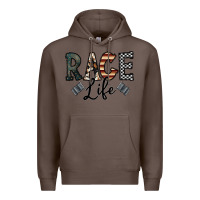 Coffee race life Premium Hoodie - CowhideDigitalArt