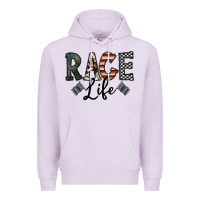 Lilac race life Premium Hoodie - CowhideDigitalArt