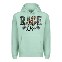 Seafoam race life Premium Hoodie - CowhideDigitalArt