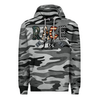 Slate Camo race life Premium Hoodie - CowhideDigitalArt