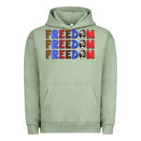 Pigment Oil Green 4th of july freedom Urban Hoodie - HRA Design Shop