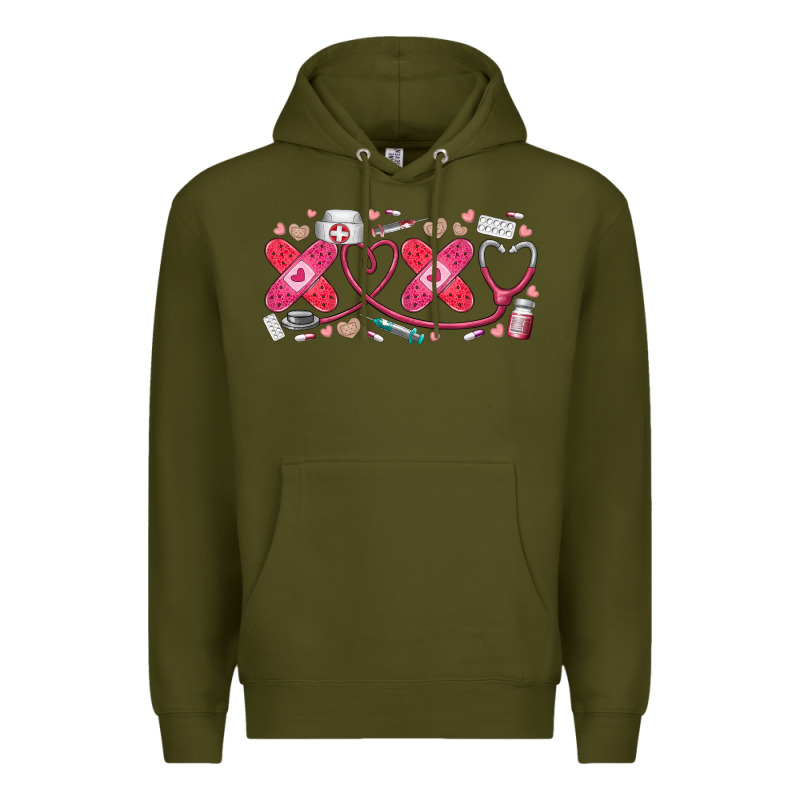 Xoxo Valentine Premium Hoodie by RacoonDesign | Teevron