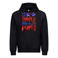 Black we people like the party Urban Hoodie - HRA Design Shop