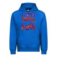 Cobalt we people like the party Urban Hoodie - HRA Design Shop