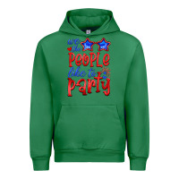 Emerald we people like the party Urban Hoodie - HRA Design Shop