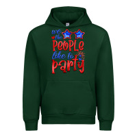 Forest Green we people like the party Urban Hoodie - HRA Design Shop