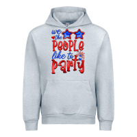 Heather Grey we people like the party Urban Hoodie - HRA Design Shop