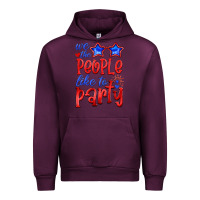 Mauve Wine we people like the party Urban Hoodie - HRA Design Shop