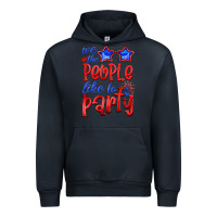 Navy we people like the party Urban Hoodie - HRA Design Shop