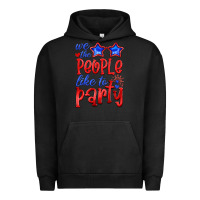 Pigment Black we people like the party Urban Hoodie - HRA Design Shop