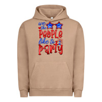 Pigment Burro we people like the party Urban Hoodie - HRA Design Shop