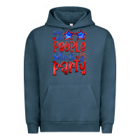 Pigment Midnight Navy we people like the party Urban Hoodie - HRA Design Shop