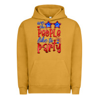 Pigment Peanut Butter we people like the party Urban Hoodie - HRA Design Shop