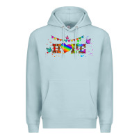 Blue Mist lgbtq hope  libbey glass Premium Hoodie - HRA Design Shop