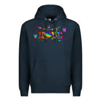 Navy lgbtq hope  libbey glass Premium Hoodie - HRA Design Shop