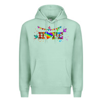 Seafoam lgbtq hope  libbey glass Premium Hoodie - HRA Design Shop