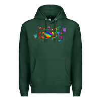 Sports Green lgbtq hope  libbey glass Premium Hoodie - HRA Design Shop