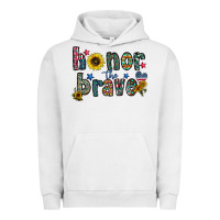 Pigment Lunar Rock honor the brave Urban Hoodie - CowhideDigitalArt
