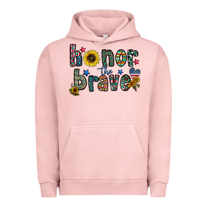 Honor The Brave Urban Hoodie by CowhideDigitalArt | Teevron